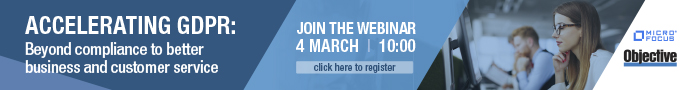 Accelerating GDPR Webinar: Beyond Compliance to Better Customer Service: 4th March 10am